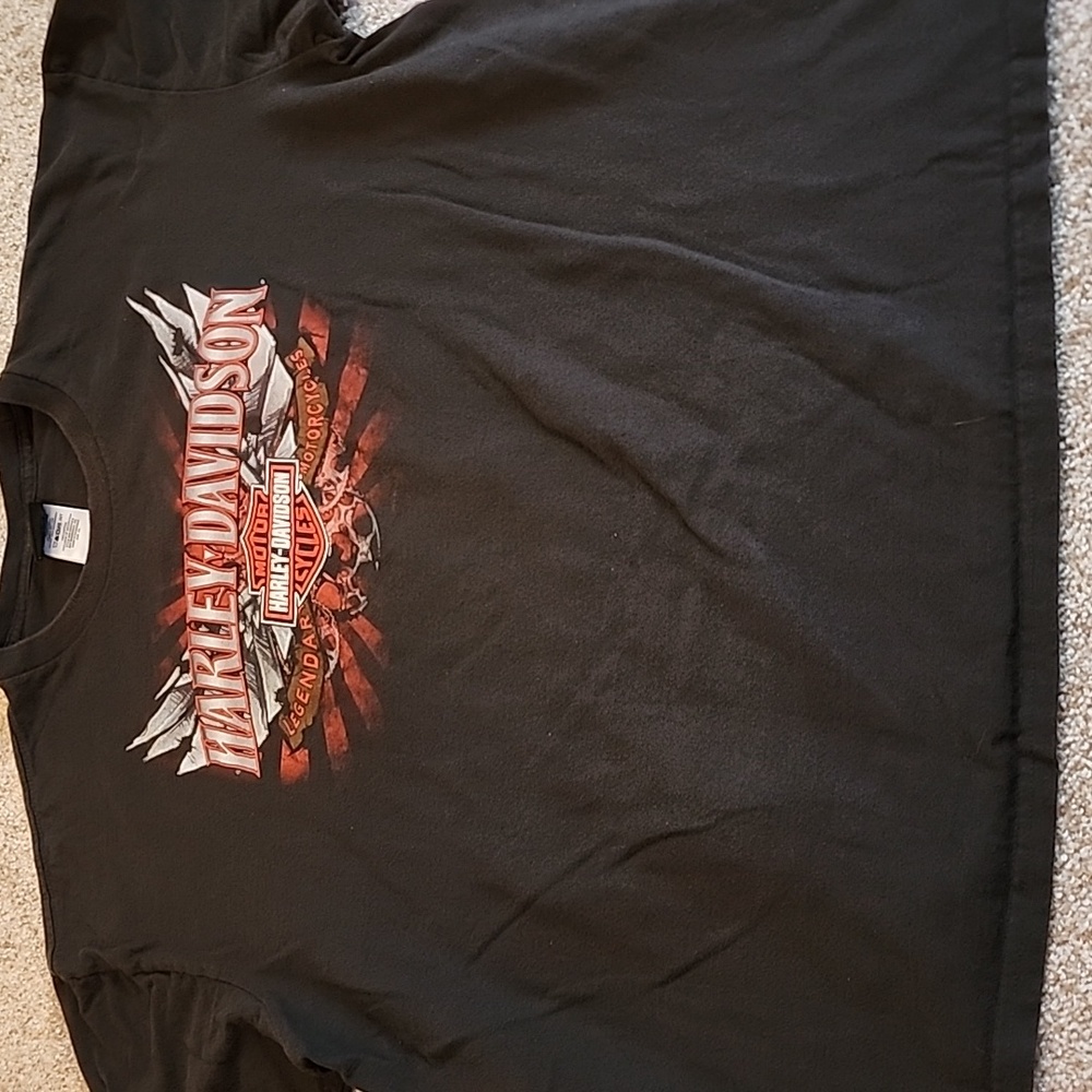 Harley-Davidson Mens Porono Mountain‎ Black T-shirt Sixe 2XL